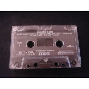 Kingdom Come vintage music cassette tape 1988 polygram records the shuffle ++